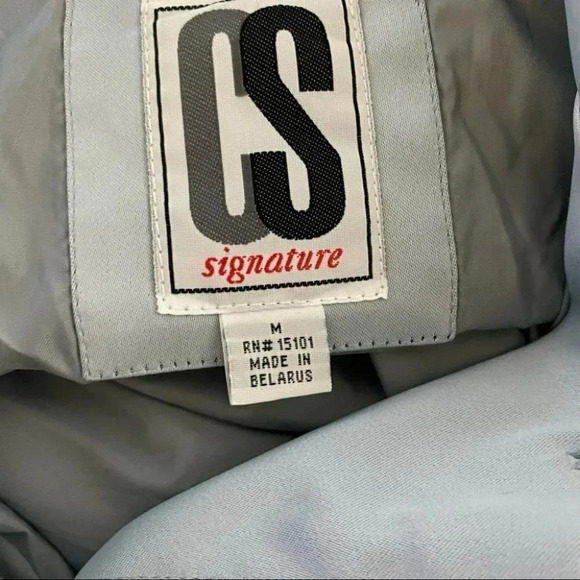 CS signature‎ M ice blue jacket with zipper pockets - Picture 5 of 6